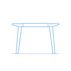 Furniture Benches Bora Bora Bench Short Craft Design Svg File, Free Vectors File